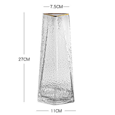 Vaso de vidrio de 3 pies de altura, imprescindible para decorar y regalar en la mesa