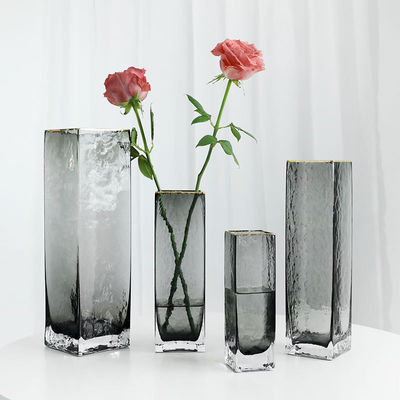 Vaso de mesa de vidrio para todas las estaciones en granel Decoración del hogar con Phnom Penh Vidrio alto moderno