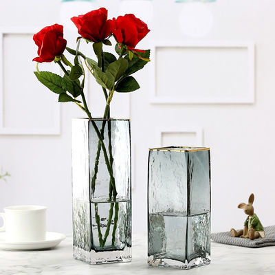 Vaso de mesa de vidrio para todas las estaciones en granel Decoración del hogar con Phnom Penh Vidrio alto moderno