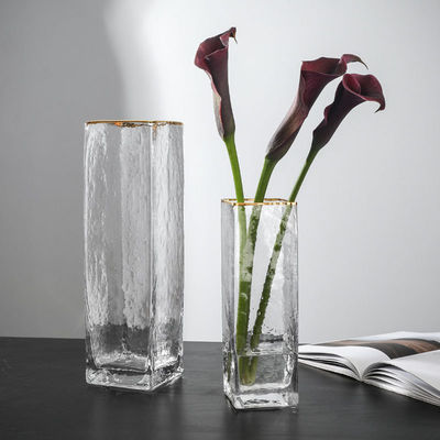 Vaso de mesa de vidrio para todas las estaciones en granel Decoración del hogar con Phnom Penh Vidrio alto moderno
