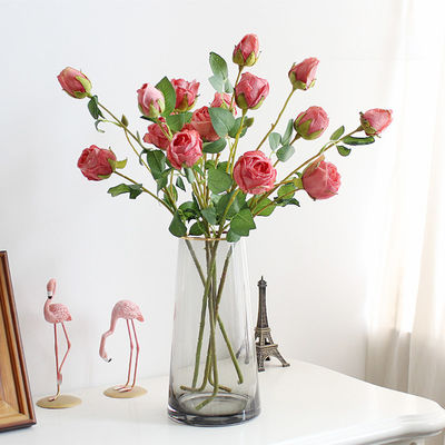 Oportunidad Todos los festivales Custom DIY Flor de seda artificial Central de la mesa multicolor