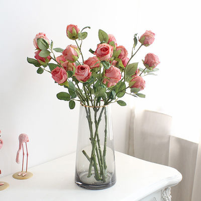 Oportunidad Todos los festivales Custom DIY Flor de seda artificial Central de la mesa multicolor