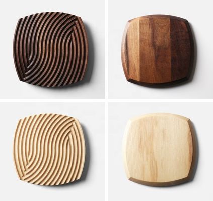 bandeja de comida de madera de estilo country tamaño personalizado sirviendo bandeja de madera bandejas de madera para la decoración