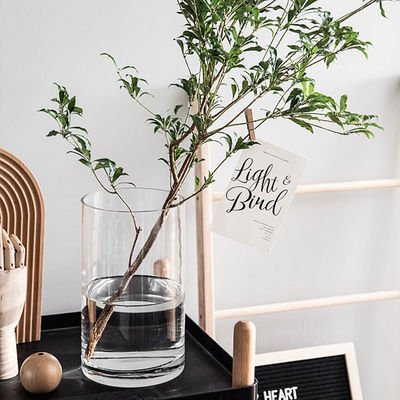 Vaso de vidrio minimalista de 60 cm de altura La combinación perfecta de estilo y función