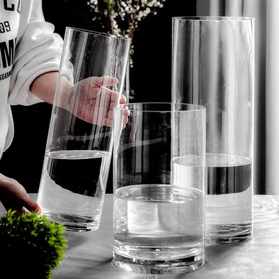 Vaso de vidrio minimalista de 60 cm de altura La combinación perfecta de estilo y función