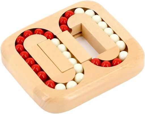 Unisex 202405 Tejas de madera Laberinto cerebral Juego para personas mayores Adultos mayores Juguetes fáciles de rompecabezas para el Alzheimer