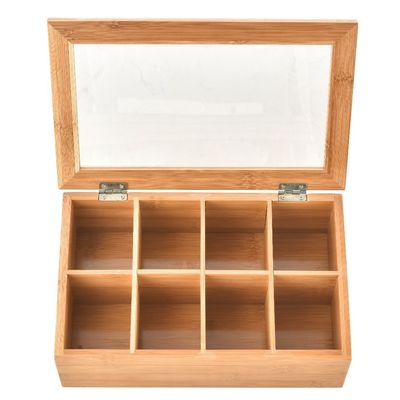 Caja de té con logotipo personalizado y color claro