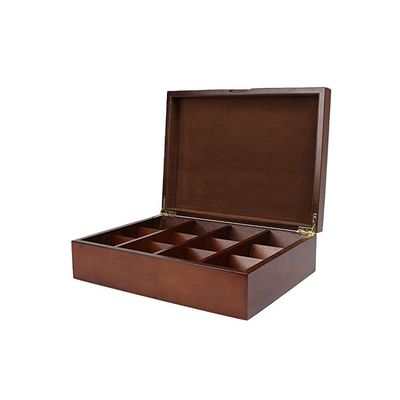 Logotipo personalizado Acceptable Pintado Eco-amigable Cofre Vintage Caja de madera Embalaje de té