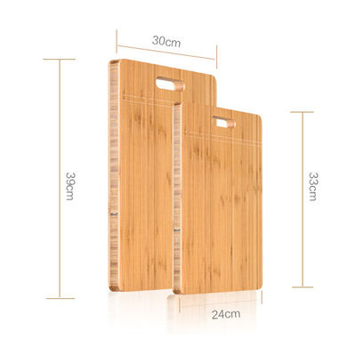 Tamaño personalizado Tabla de corte de bambú para el hogar Tabla de corte de madera sólida para dormitorio