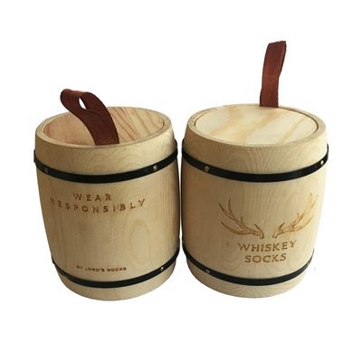 Logotipo personalizado Acceptable Te de madera Cafeteras de café y azúcar Conjunto en forma de barril