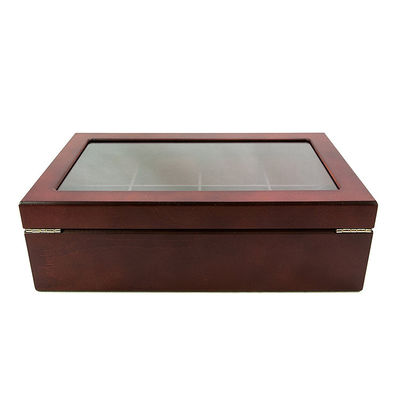 Delicado estilo vintage moderna pequeña caja de té de madera hecha a mano y pedido personalizado aceptado