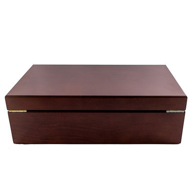 Delicado estilo vintage moderna pequeña caja de té de madera hecha a mano y pedido personalizado aceptado