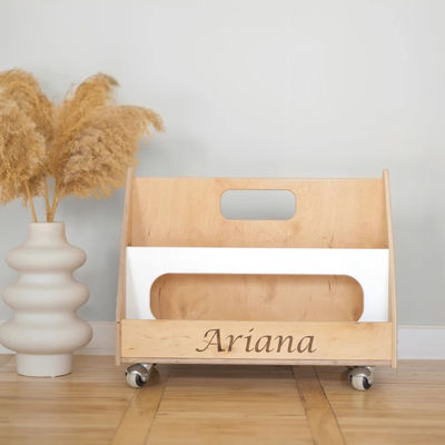 Estante de libros Montessori Muebles para el hogar Estante de libros personalizado para niños pequeños Estante de libros para niños