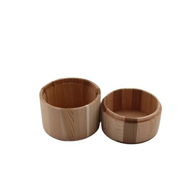Manija pulida Logotipo personalizado Acceptable Jar de vela de madera de cedro con tapa de madera