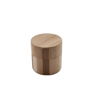 Manija pulida Logotipo personalizado Acceptable Jar de vela de madera de cedro con tapa de madera