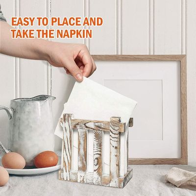 Artículos de ropa de cama de estilo rústico de madera para restaurantes