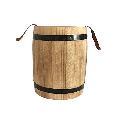 Impresión de barril de café de madera quemado Diseño sencillo y útil Perfecto para comprar a granel
