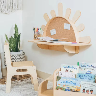 Conjunto de tablas y sillas de actividades para muebles para niños pequeños ecológicos