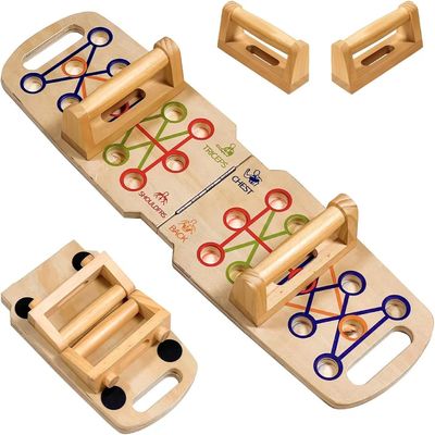 Tamaño personalizado mango plegable de madera para entrenamiento de fuerza profesional