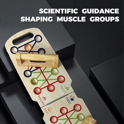 Tamaño personalizado mango plegable de madera para entrenamiento de fuerza profesional