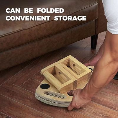 Tamaño personalizado mango plegable de madera para entrenamiento de fuerza profesional