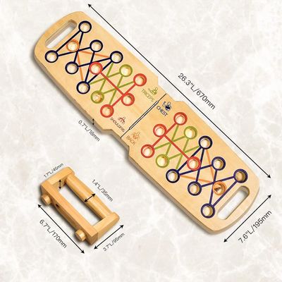 Tamaño personalizado mango plegable de madera para entrenamiento de fuerza profesional