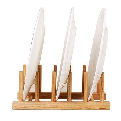 Organizador de gabinete de almacenamiento de cocina compacto para tablero de corte de tapa de olla de copa de plato