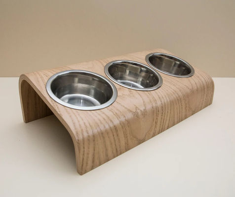 Tipo de alimentador de tazón Tazas Tazas Triple Bowl Stand de alimentación de mascotas con alimentador moderno elevado