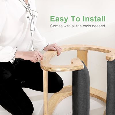 Silla de rodillas ergonómica de rodillas de rodilla moderna silla de postura vertical para el taburete del hogar otomano