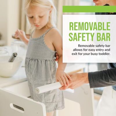 Logotipo personalizado aceptable Torre de pie gris para niños en estilo Montessori