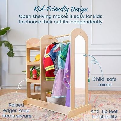 Conjunto de ropa y vestuario Montessori para niños Organizador de tamaño personalizado
