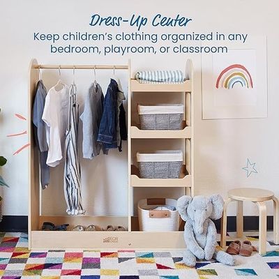 Conjunto de ropa y vestuario Montessori para niños Organizador de tamaño personalizado