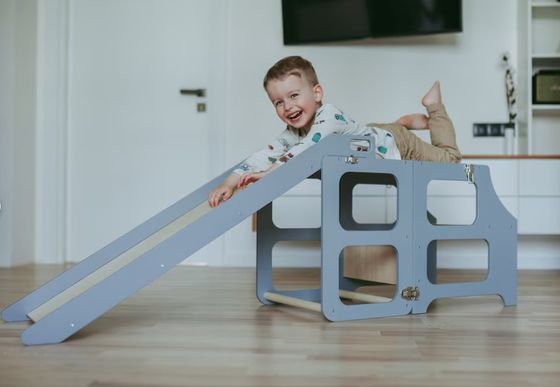 Correo Embalaje Salón de estar Torre de cocina 3 en 1 Deslizador de escritorio plegable para niños