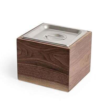 Último contenedor de compost aislado de cubierta de acero de madera para reciclaje de residuos de alimentos de cocina