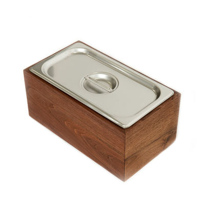 Último contenedor de compost aislado de cubierta de acero de madera para reciclaje de residuos de alimentos de cocina