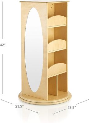 Juguetes de niños con dos espejos y ganchos de diseño moderno