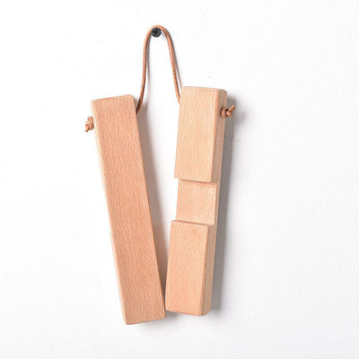 Matilla de aislamiento de madera de haya de nuez irregular para la impresión de la mesa de comedor grande quemada