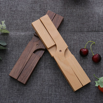 Matilla de aislamiento de madera de haya de nuez irregular para la impresión de la mesa de comedor grande quemada