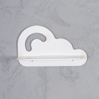 Aplicación para el hogar Niños Almacenamiento de juguetes Decoración del cuarto Preppy Forma de nube Niño Niño Estantes flotantes Ardiendo