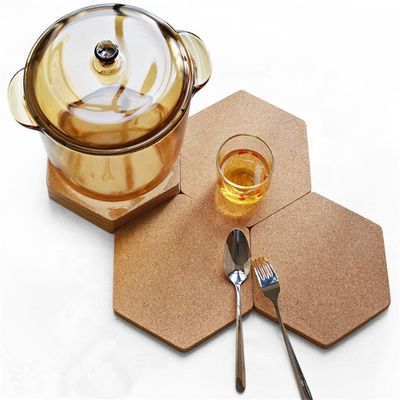 Accesorios de decoración de la mesa deben tener una alfombra de copa de madera respetuosa con el medio ambiente