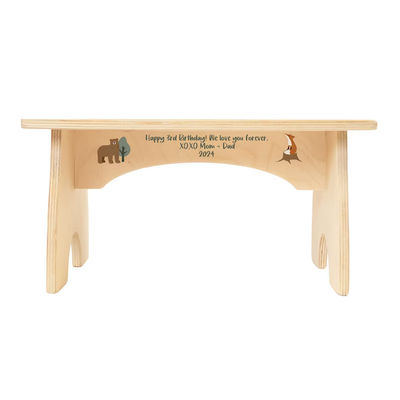 Muestra gratuita de diseño moderno regalo de Pascua niños taburete de paso de oso para niños