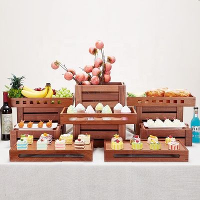 Restaurante Hotel Pan Decorativo Postre Comida Estante de exhibición de sushi dulce