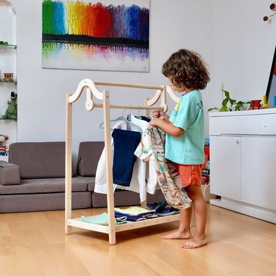 Armario de niños con estilo y funcionalidad Taller de diseño moderno Vestimiento Armario de tren