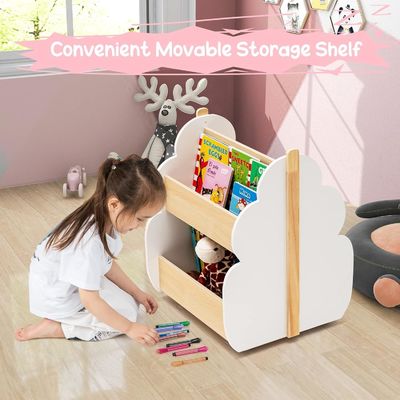 Librería infantil Estante de libros de madera para niños pequeños Almacenamiento de libros en muebles de sala de estar