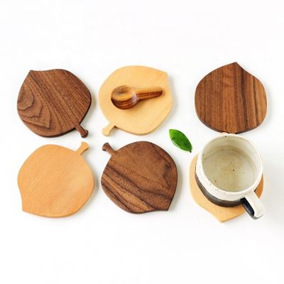 Capa de café impermeable ecológica de madera de haya sostenible