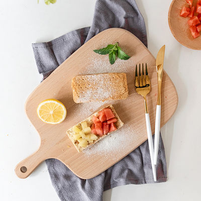 Acceptado tamaño personalizado Black Walnut Pan de madera para frutas y servir 40x23cm