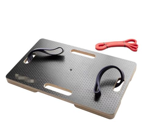 Plataforma de entrenamiento de resistencia de banda de goma de alta cantidad con logotipo personalizado y madera