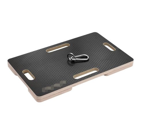 Plataforma de entrenamiento de resistencia de banda de goma de alta cantidad con logotipo personalizado y madera