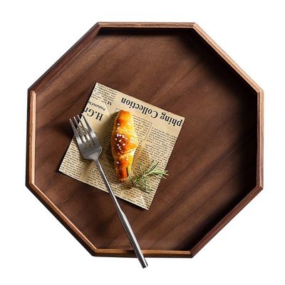 Logotipo personalizado Aceptado Delicado Estilo Nórdico bandeja de artesanía de madera 40.5x18.5x2cm