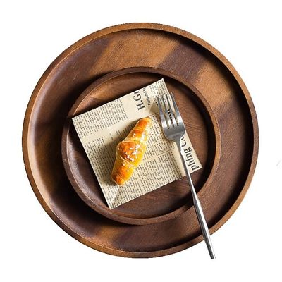 Logotipo personalizado Aceptado Delicado Estilo Nórdico bandeja de artesanía de madera 40.5x18.5x2cm